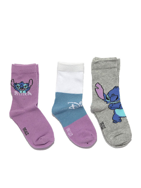 Disney Παιδικές Κάλτσες Lilo & Stitch Λιλα 3 Ζευγάρια Disney Παιδικές Κάλτσες Lilo & Stitch Λιλα 3 Ζευγάρια