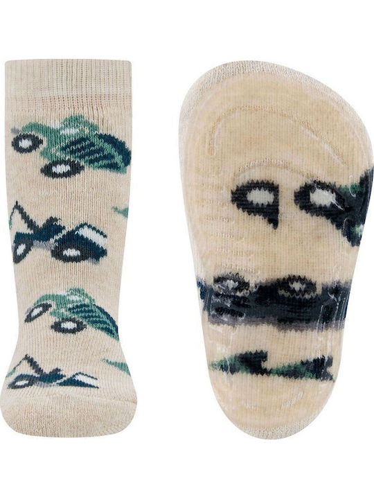 Ewers Kids' Slipper Socks Beige