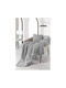 Guy Laroche Elixir Ριχτάρι Πολυθρόνας Γούνινο 120x160εκ. Silver