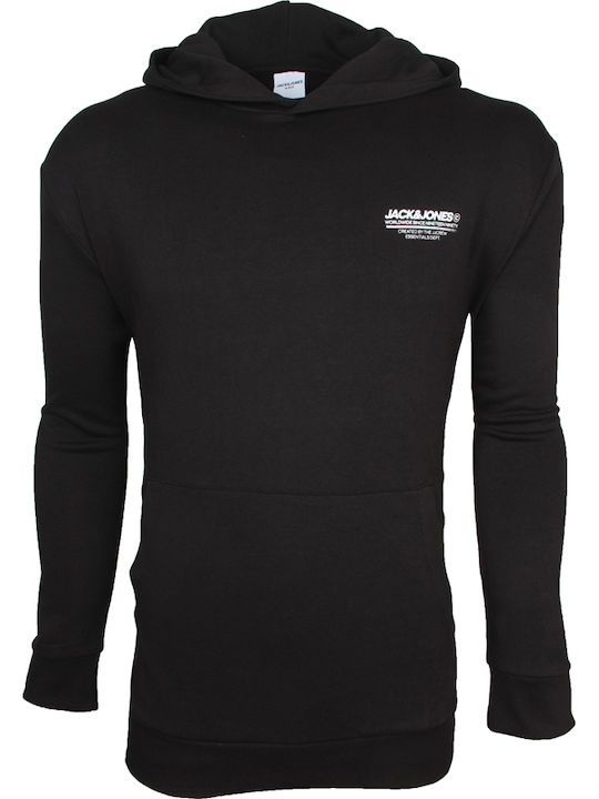 Jack & Jones Sweatshirt mit Kapuze Schwarz