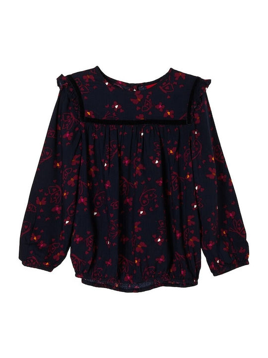 Kids Shirt Long Sleeve Dark Blue
