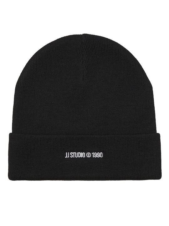 Beanie Ανδρικός Σκούφος Πλεκτός σε Μαύρο χρώμα