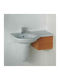 GSI Aufgesetztes Waschbecken Porzellan 88x55cm White