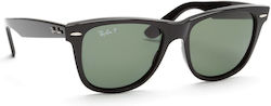 Ray Ban Wayfarer Γυαλιά Ηλίου Μαύρα με Κοκκάλινο Σκελετό