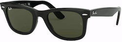 Ray Ban Wayfarer Sonnenbrillen Μαύρα mit Kunststoff Gestell