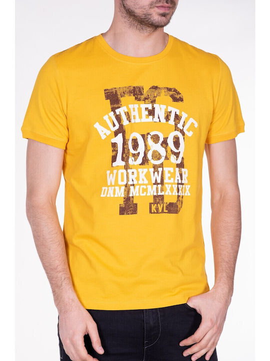 KVL T-shirt Κίτρινο