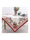 Dimeco Christmas Tablecloth Red L140xW140cm 1pcs