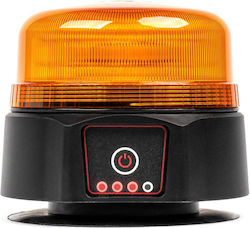 AMiO Auto-Leuchtturm LED 12 / 24V 12.3cm mit Orange Beleuchtung