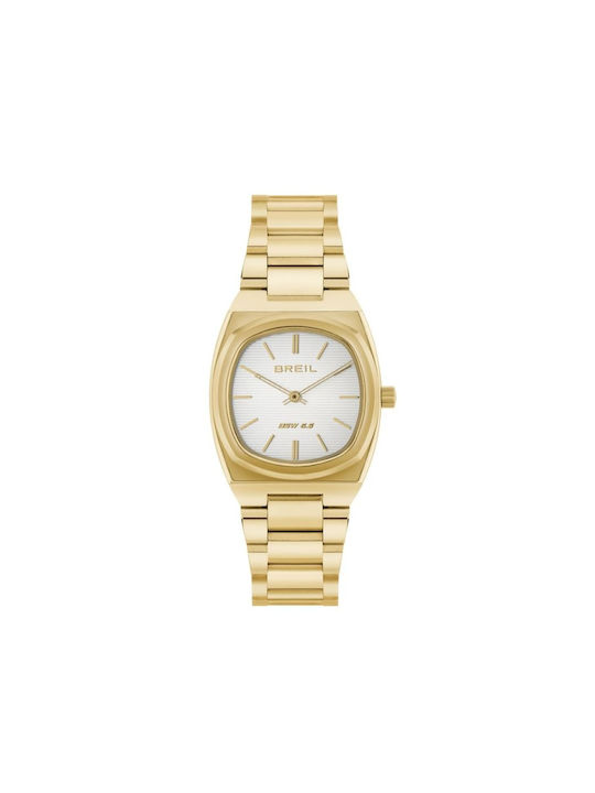 Breil Watch Chronograph with Gold Metal Bracelet