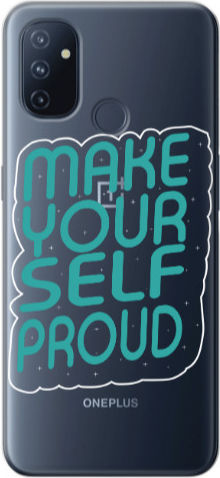 Oneplus Nord 100 Make Your Self Proud Transparent Silicone Tpu Θήκη