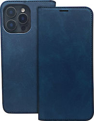 Smart-Wildlederhülle iPhone 7 8 SE 2020 SE 2022 Marineblau