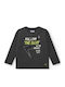 Kids' Shirt Long Sleeve Anthracite