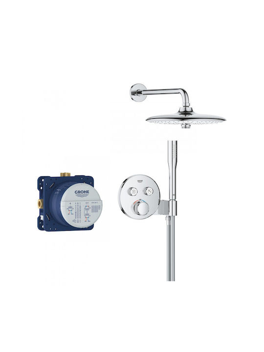 Grohe Grt Smartcontrol Shower System Built-in Thermostatic Mixer Internal Body Shower Head Hand Shower Accessories