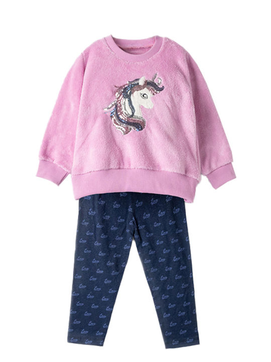 Evita Kids Set with Leggings Pink 2 Pieces