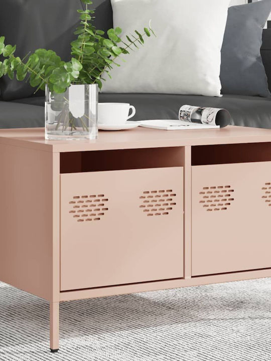 Έπιπλο Τηλεόρασης Μεταλλικό Ροζ Μ68xΠ50xΥ43.5cm