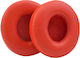 Set 2 Edman Ear Cushions Beats Solo 3 Solo 2 Wireless On-ear Faux Leather Red