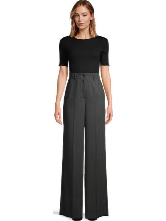 Dama Tesatura Pantaloni Dark Grey