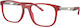 Ferrari Femei Plastic Rame Ochelari Roșu 8011U 519