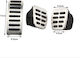 Set de pedale Autoturism pentru VW / Audi / Scaun / Skoda Aluminiu Argintiu 3buc