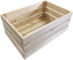 NSwoodenbox Decorative Crate Garden Wooden 45cmx30cmx18cm ns218102