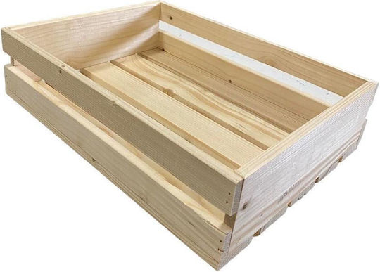 NSwoodenbox Διακοσμητικό Καφάσι Κήπου Ξύλινο 40x30x10εκ. ns218104
