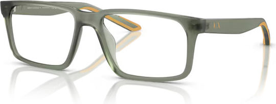 Armani Exchange Plastic Eyeglass Frame Green AX3118U 8362