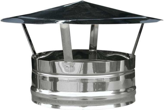 Chinesischer Stil Einfacher Edelstahl Kaminabdeckung Inox Φ160