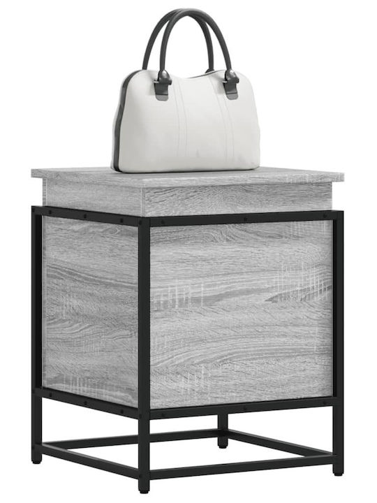 vidaXL Dekorative Truhe Hölzernes Gray 40x40x51...
