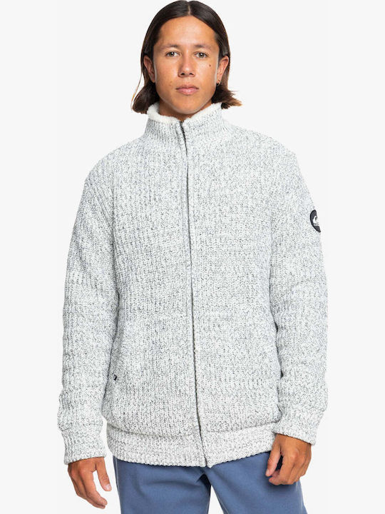 Boketto Men's Grey Knitted Cardigan