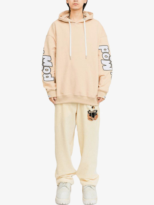 Sweatshirt mit Kapuze Beige
