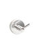 Karag Optimo-w 620299 Άγκιστρο Μπάνιου Διπλό με Βίδες Λευκό