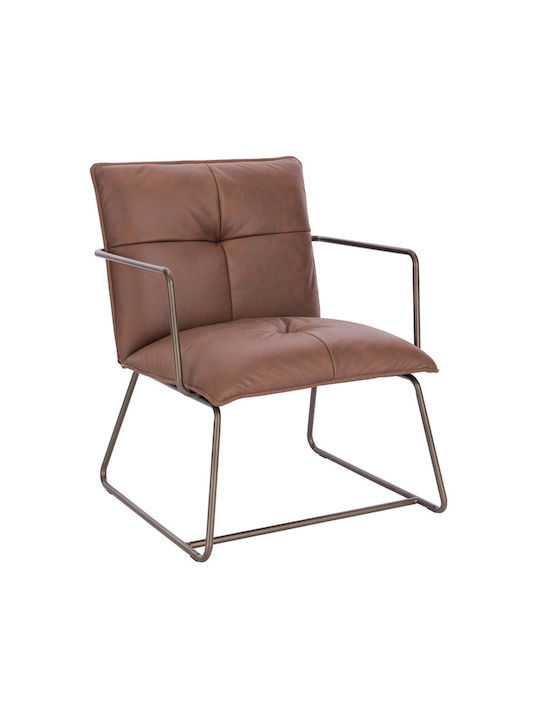 Fotoliu Vizitator Standby în Culoare Maro 65x67x65cm 2buc
