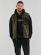 Muzzer Fuzzar Men's Fleece Cardigan Khaki