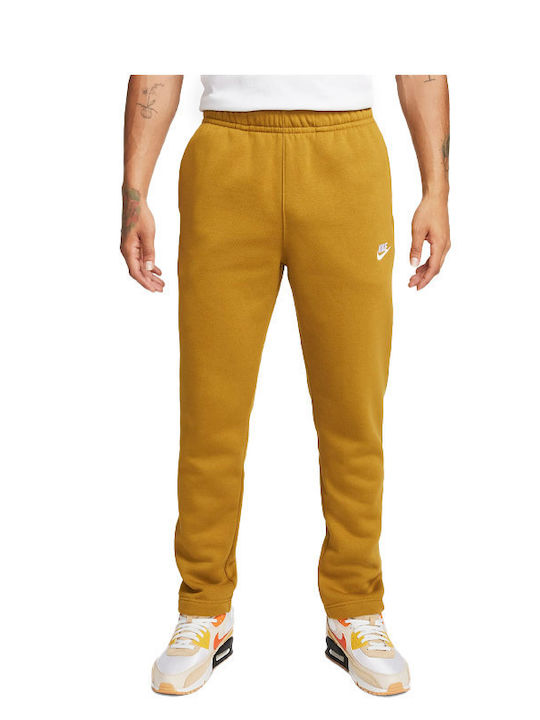 mens yellow nike sweatpants