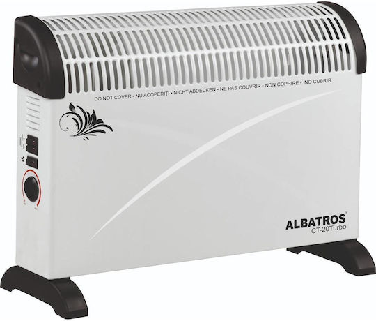 Albatros CT-20TURBO Θερμοπομπός Δαπέδου 2000W 40x57cm Λευκός