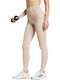 Optime full-length Schulung Frauen Leggings Hochgeschnitten Beige