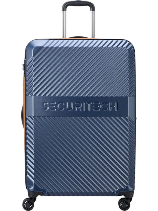 Securitech by Delsey Patrol Large Blue Suitcase