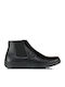 Leder Schwarz Herrenstiefel