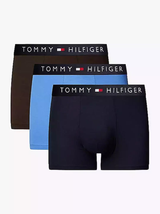 Tommy Hilfiger Ανδρικά Μποξεράκια Πολύχρωμα 3Pack