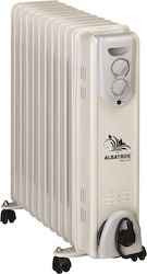 Albatros RA-11T Konvektorheizung Boden 2500W 48x57cm Weiß