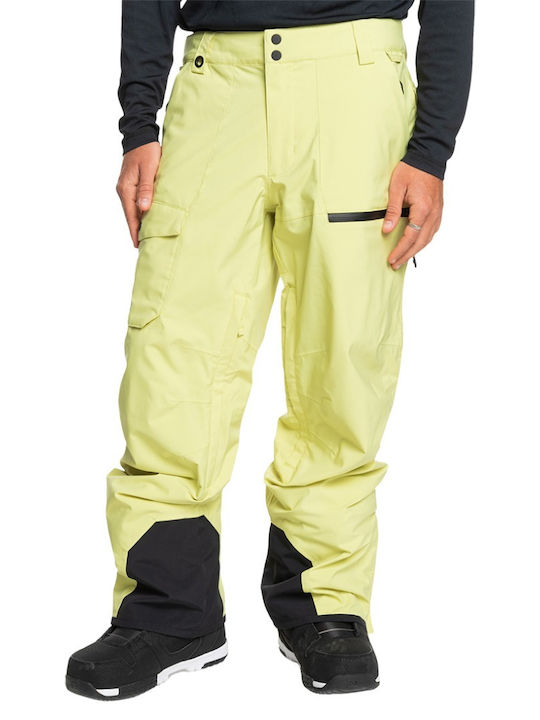 Quiksilver Utility Snow EQYTP03220-GEL0 Мъжки Сноуборд-панталони Ски & Сноуборд Зелен