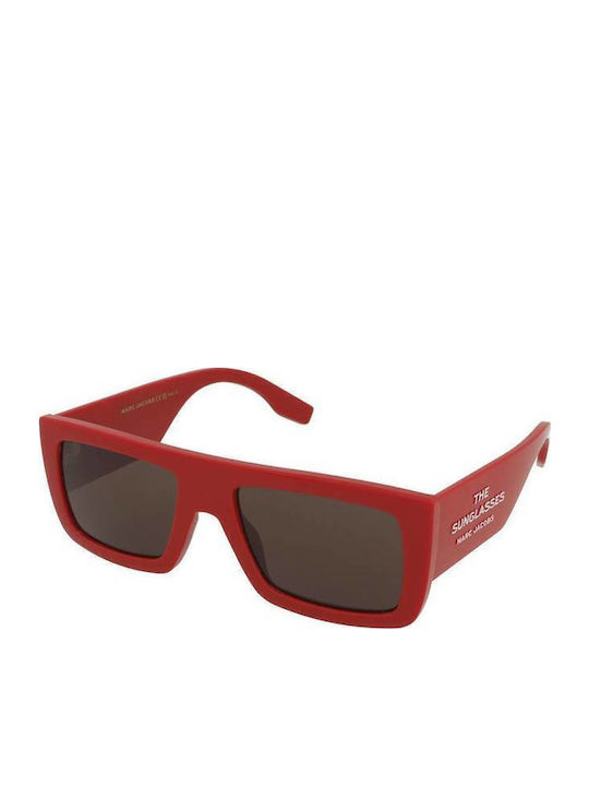 Marc Jacobs Unisex Γυαλιά Ηλίου με Κόκκινο Κοκκ...