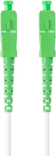 Lanberg Optical Fiber Cable SC/APC-SC/APC 10m White