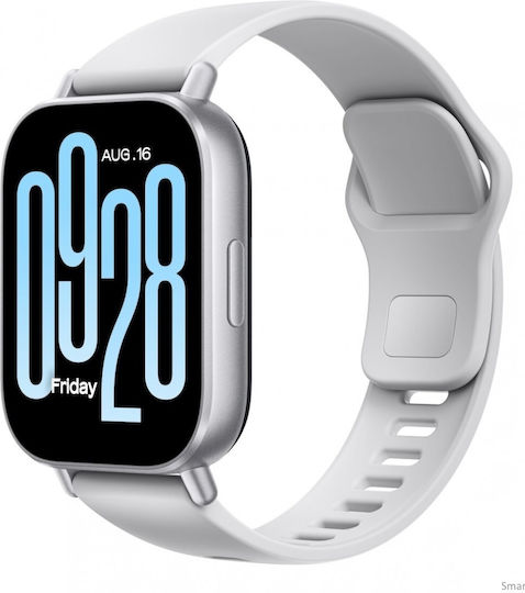 Xiaomi Redmi Watch 5 Active 49mm με Παλμογράφο (Matte Silver)