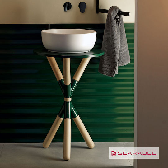 Scarabeo Blat fără Lavoar Musk (verde)