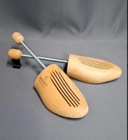 Shoeboys Wooden Shoe Tree Universal Clip Size 46/48 Helical Spring Size No 46/48