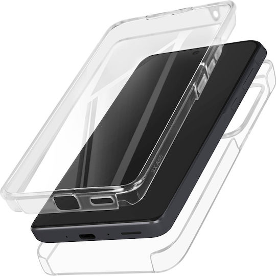 Avizar Case Galaxy A55 5g Rear Rigid Front Flexible Tactile Transparent