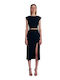 Summer Midi Evening Dress Black