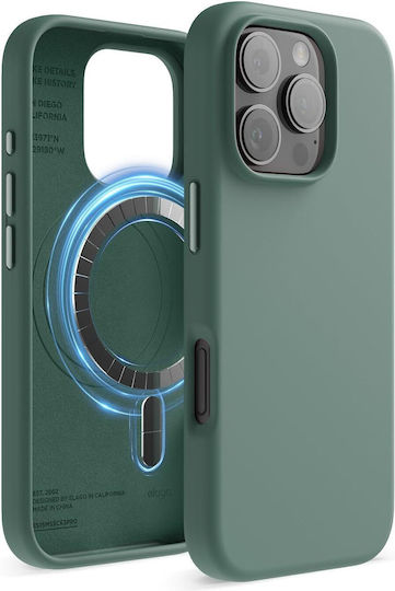 Elago Umschlag Rückseite Silikon Grün (iPhone 16 Pro)