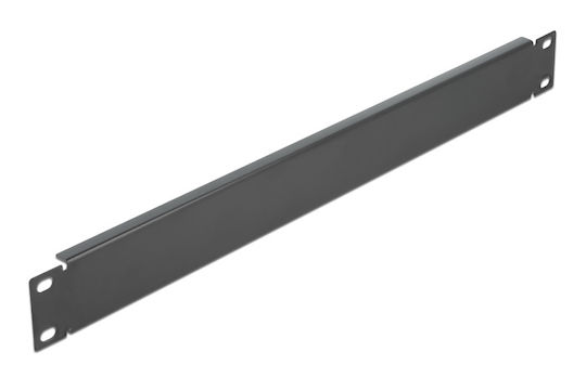 Powertech Рафт Панелен капак NETW-0032 за 19"/1U шкаф, черен метал LEOMT-M02 1бр